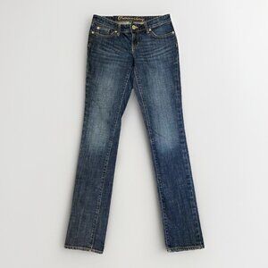 Gap Women's Premium Skinny Jeans Blue Denim Stretch Pockets Size 1 / 25.5 R